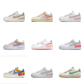 Air Force 1 Shadow รองเท้าผ้าใบลําลอง สําหรับสตรี af1 Macaron CI0919-115-112-113