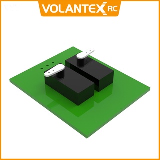 Volantex ตัวรับสัญญาณเครื่องบินบังคับ 4CH พร้อมไจโร และเซอร์โว สําหรับ 761-4 sport cub 500 761-5 P51 Mustang 761-6 Ranger 400 F22 F4U Corsair