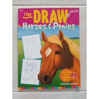 I can draw : Horses &amp; Ponies หนังสือปกอ่อน มือสอง  จัดส่งหนังสือเฉพาะวันจันทร์