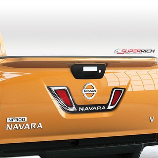  ครอบมือเปิดท้าย (สีดำ (Tailgate)  / NAVARA 2014