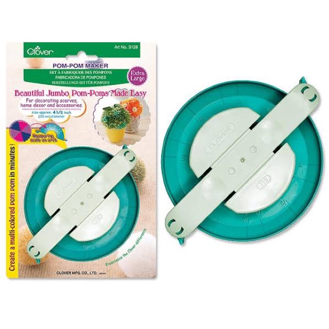 Clover ชุดทำปอมปอมกลมขนาดใหญ่สุด PomPom Maker (XL)  ขนาด 4.5 นิ้ว (58-790)