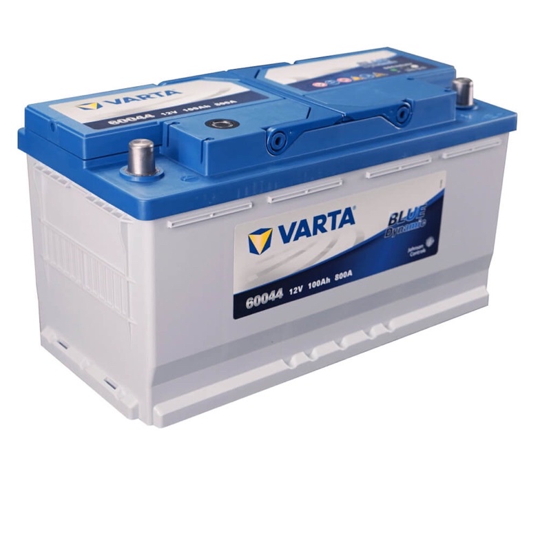 VARTA 100 แอมป์ รุ่น 60044 DIN 100L(แห้ง) วาต้าแบตเตอรี่แท้