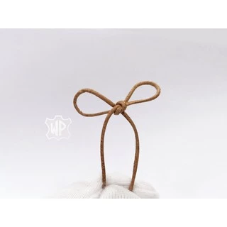 เชือกหนังแท้เส้นกลม10หลา มีขนาด 1มม,1.5มม, 2มม, 2.5มม, 3มม, 4มม, 5มม. Genuine Leather Round Cord