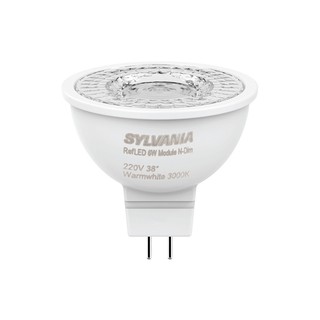 หลอดฮาโลเจน LED Refled MR16 6W WW SYL | SYLVANIA | LYLCACHUNL6M046 หลอดฮาโลเจน หลอดไฟ โคมไฟส่องสว่างและพัดลมเพดาน หลอดฮา