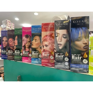 โกแฮร์ ทรีทเม้นเปลี่ยนสีผม Go hair color Treatment Wax 110 ML.