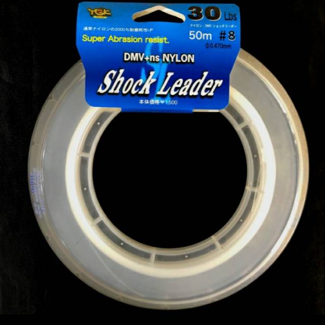SHOCK LEADER YGK DMV+ns NYLON (SUPER ABRASION RESIST) 16lbs / 20lbs / 25lbs / 30lbs