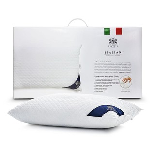 หมอนหนุน LOTUS ITALIAN MICRO VISCO 17X27 นิ้ว สีขาวPILLOW LOTUS ITALIAN MICRO VISCO 17X27 WHITE