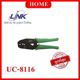 LINK คีมย้ำหัว BNC ,RG6, RG59,RG62  รุ่น UC-8116 ( สีเขียว )