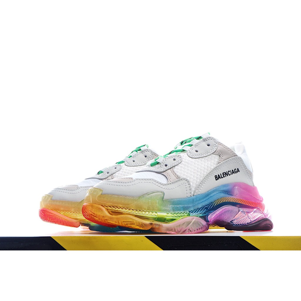 rainbow triple s balenciaga