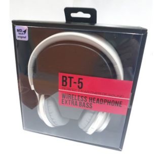 Headphone BLUETOOTH MD-TECH (BT5) White