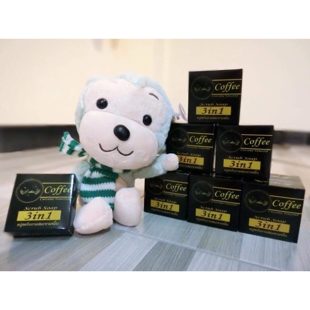 สบู่สครับกาแฟมะขามขมิ้น by.erika