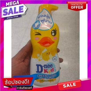 ดีนี่คิดส์สบู่เหลวบับเบิ้ลบาธสีเหลืองหัวปั๊ม 400มล. D-nee Kids Liquid Soap Bubble Bath Yellow Color 400 ml.