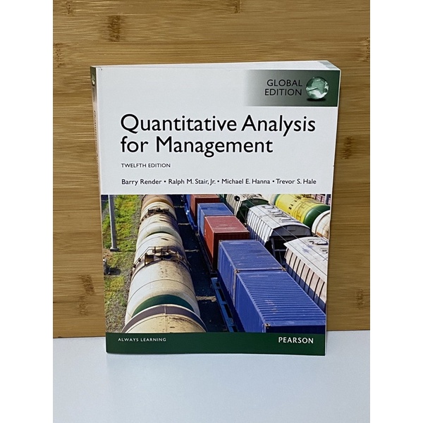 Quantitative Analysis for Management Textbook / Barry Render (Eng. Version)