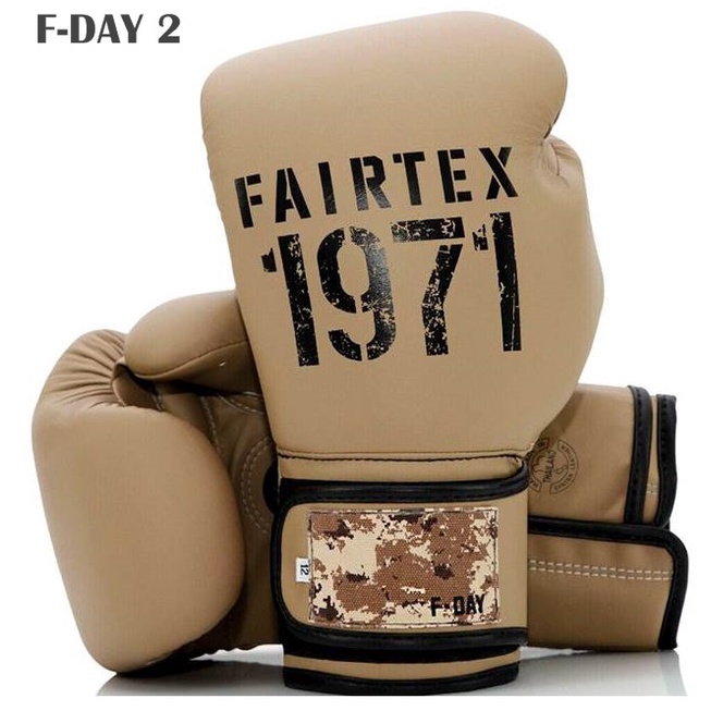 Fairtex Boxing Gloves New F-DAY2 BGV25 (8,10,12,14,16 oz) Limited edition Sparring MMA K1 นวมซ้อมชก แฟร์แท็ค สีน้ำตาล