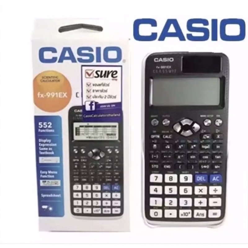 เครื่องคิดเลข Casio Fx-991EX Classwiz ของใหม่ ของแท้ ของบริษัท รับประกัน2ปีจากCMG