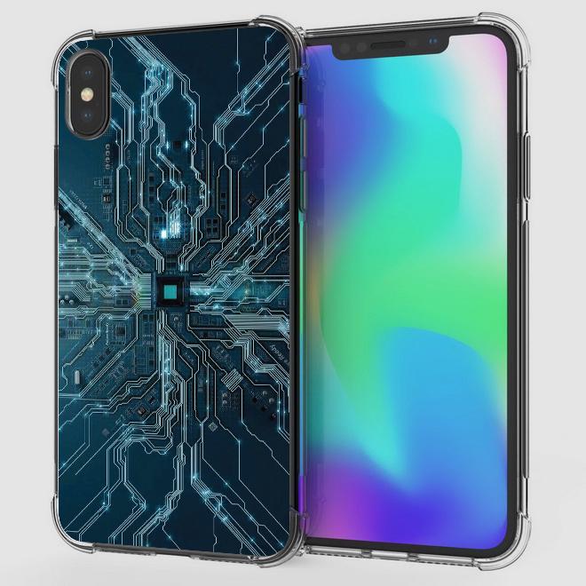 เคส สำหรับ iPhone XS Max Digital Series 3D Anti-Shock Protection TPU Case [DG002]