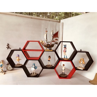 รังผึ้ง7ช่อง พิเศษ สีสลับดำ/แดง