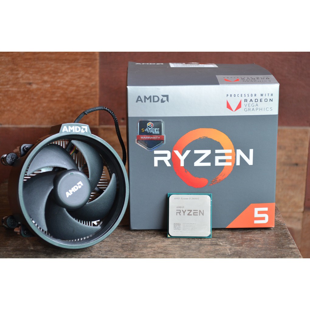 CPU AMD RYZEN 5 2400G ประกัน EXP. 06/2022