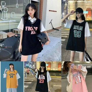 Top-show💖พร้อมส่ง✨เสื้อยืด เสื้อยืดผู้หญิง เสื้อสไตล์เกาหลีผู้หญิง y2k เสื้อผ้าเกาหลี เสื้อแขนสั้น ลายหัวใจ