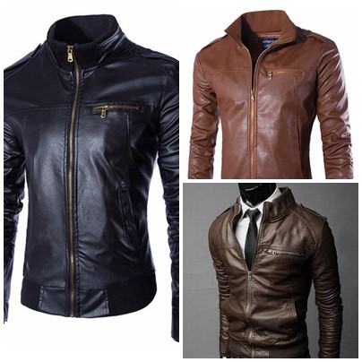 เสื้อแจ็กเก็ตหนังสไตล์วัยรุ่น ME66 JT31 TA95