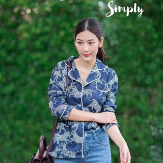 เชิ๊ตคอปก ลายเสือ