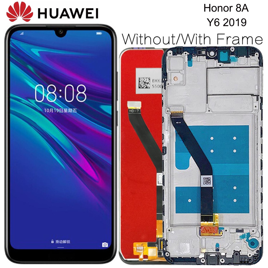 Original Display for Huawei Honor 8A LCD Display Honor Y6 2019 Display With Frame Touch Screen Honor