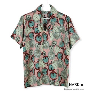 เสื้อฮาวาย by nask ผ้าไหมอิตาลี มี 3 ไซส์ (L/XL/2XL) H2110