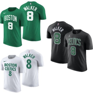 เสื้อยืดพิมพ์ลายแฟชั่นเสื้อยืดกีฬาบาสเก็ตบอล ลาย Nba Nike Gametime Boston Celtics 8 Walkers สําหรับผู้ชาย