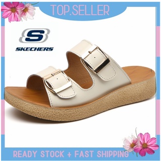 [พร้อมส่ง] *Skechers__go Walk Arch Fit รองเท้าแตะโลฟเฟอร์ ส้นแบน แบบสวม สําหรับผู้หญิง ผู้ชาย