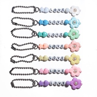 พวงกุญแจลูกปัดสีหวาน 🌸 (อ่านรายละเอียดและทักแชทก่อนสั่ง)