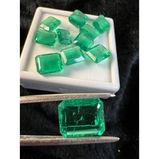 13x11mm Biron Lab created Emerald 7.80carats Australian Origin