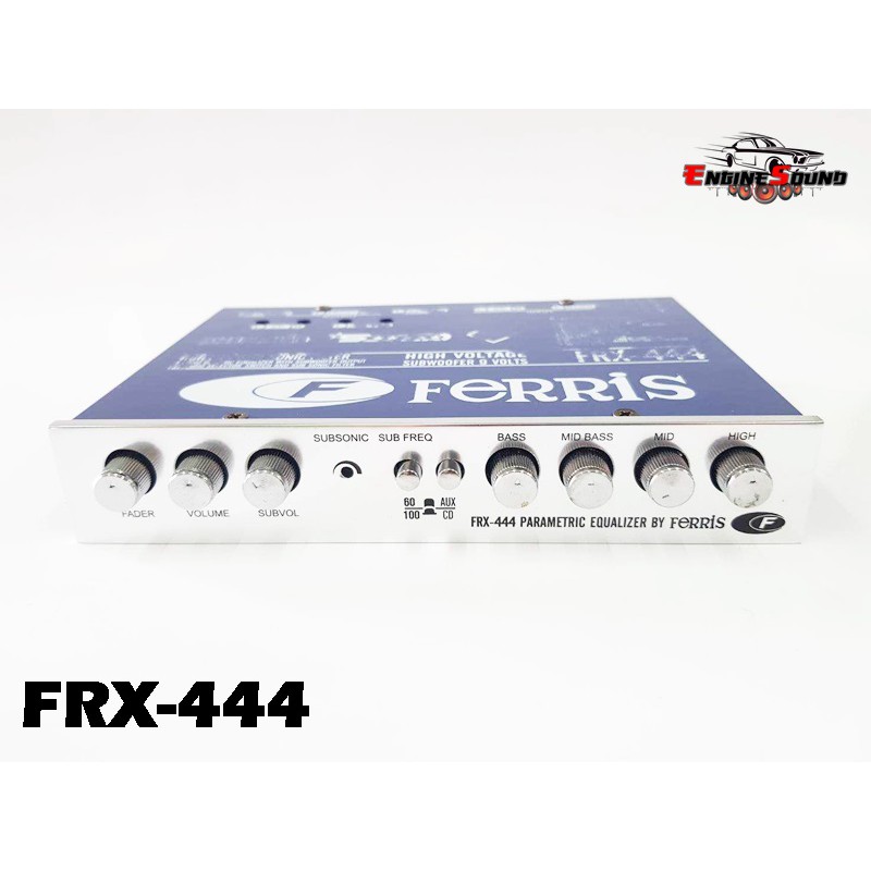 FERRIS FRX-444 ราคา 950 บาท ปรีแอมป์ 4 band,ปรีรถยนต์,ปรีแอมป์ติดรถยนต์,ปรีปรับเสียง 4แบนด์