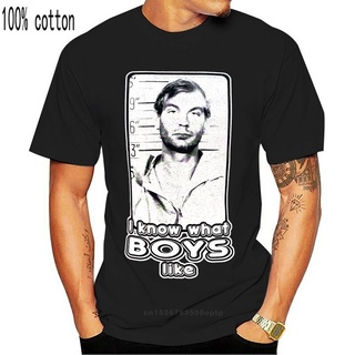 เสื้อยืด พิมพ์ลาย Jeffrey Dahmer I Know What Boys Like สําหรับผู้ชาย