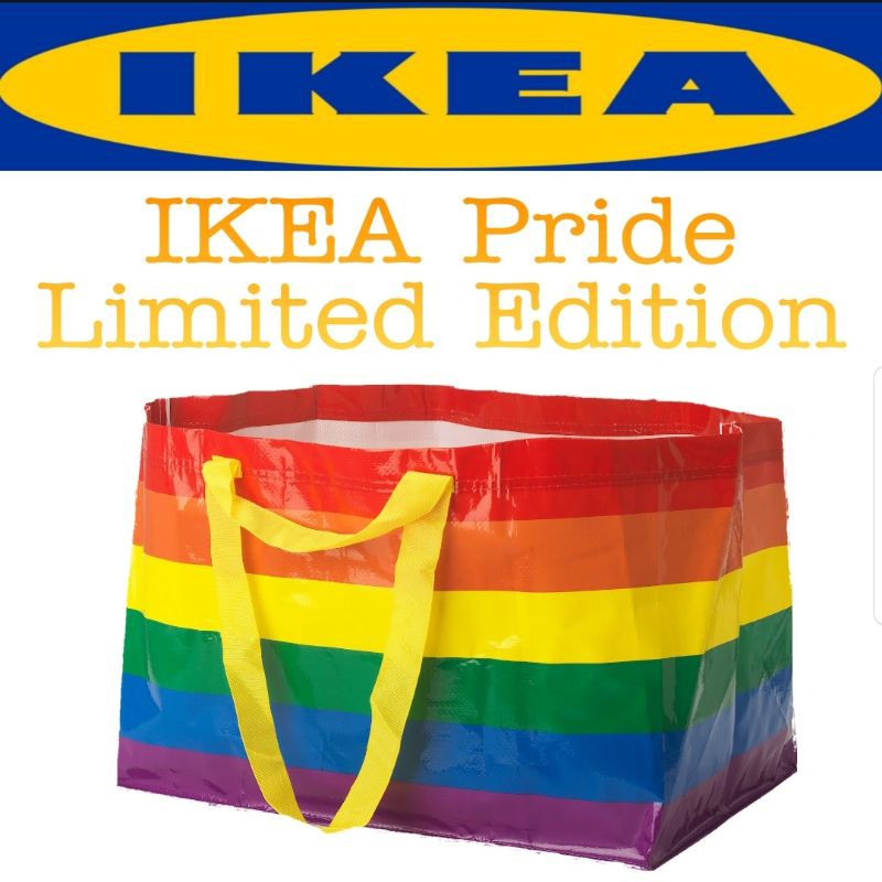 ถุงอีเกีย 🏳️‍🌈 สีรุ้ง IKEA KVANTING Limited Edition LGBT 🏳 ...