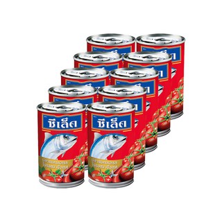 ซีเล็ค ปลาแมคเคอเรลในซอสมะเขือเทศ 155 กรัม x 10 กระป๋อง Mackerel in Tomato Sauce 155g x 10 Cans