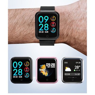 P70 proเเถมฟิล์มP70 Pro (รองรับภาษาไทย) D2.5นาฬิกาข้อมือ P70 Smart Watch ip 67 1.3นิ้วแถมสาย2ชัด มีเงินเก็บ