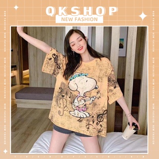 QKshop เสื้อยืดคอกลมลายการ์ตูน🎉ใส่แล้วสวยดูดีใส่แล้วไม่ทำให้แกดูแย่🌟แต่เพิ่มความเท่ห์ในตัวแกนะ💥มาเลย