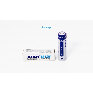 แบตเตอรี่ Li-on AA 1.5 V  แบรนด์XTAR   3300mAh แบตแท้ จากตัวแทนประเทศไทย