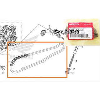 แท้ โซ่ราวลิ้น MSX 125 wave125 ของแท้ศูนย์ (14401-KYZ-T01)