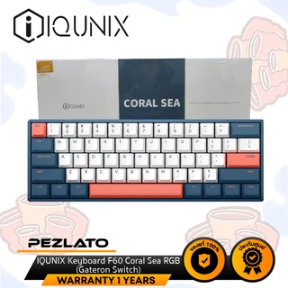 IQUNIX Keyboard F60 Coral Sea RGB (Gateron Switch)