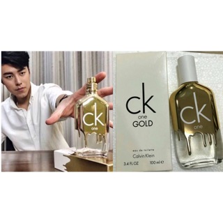 น้ำหอม Ck One Gold รุ่น limited edition ขนาด 100ml. กล่องเทสขาว