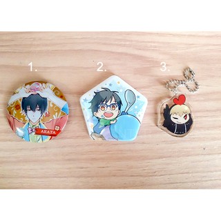 [แท้/มือ1] เข็มกลัด พวงกุญแจอะคริลิค Goods - Gilgamesh Fate/Zero / Yuri on ice