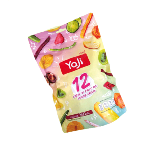 โปรโมชั่น : YAJI TH02 ไม่มีไม่มีพุทรา อย.ไทย YAJI 250 มี 12 ชนิด ผักอบกรอบ ผลไม้อบกรอบ ชิ้นใหญ่