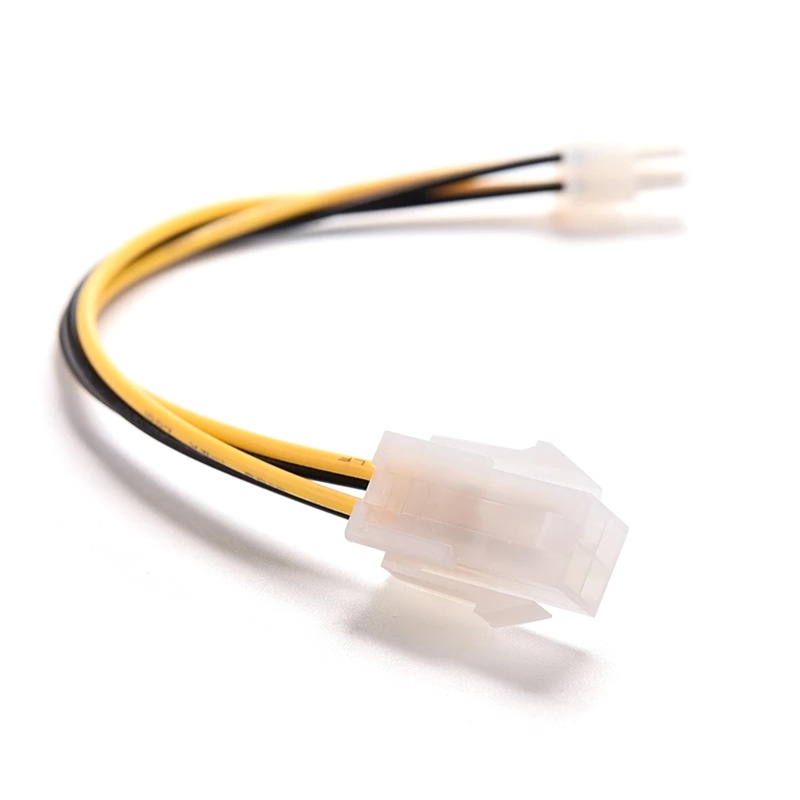 Fun 20 ซม.8 นิ้ว ATX 4 Pin ชาย 4Pin หญิง PC CPU Power Extension อะแดปเตอร์สายไฟเชื่อมต่อ