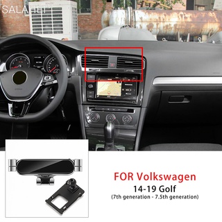 ใหม่ ที่วางโทรศัพท์มือถือ GPS ติดช่องแอร์รถยนต์ สําหรับ Golf 7 MK7 2013-2019 Volkswagen VW Golf 7 7.5 MK7 2014-2019