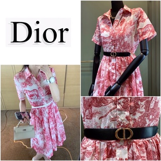 ชุดเดรส DIORIVIERA MID-LENGTH SHIRT DRESS