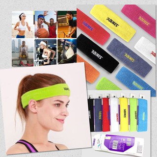 ผ้าคาดหัว ผ้าคาดศีรษะ ผ้าคาดผม ซับเหงื่อ ออกกำลังกาย ยืดหยุ่…