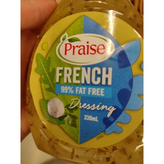 PRAISE FRENCH Dressing 99% Flat Free 330ml