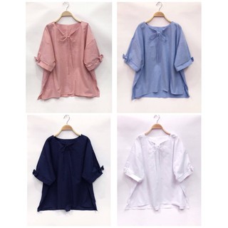 เสื้อผ้าคนอ้วน เสื้อแฟชั่น แบบน่ารักๆผลิตจากผ้า Oxford เนื้ออย่างดี