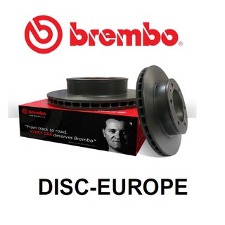 จานเบรคหน้า Brembo Mercedes-Benz / เบนซ์ รุ่น W204 C180 200 ปีรถ 08-14 amg ขนาด 288จานเรียบ คู่ละ